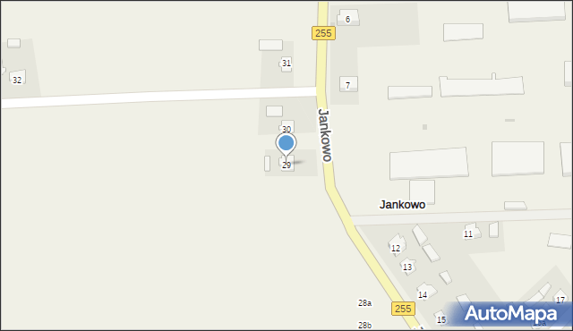 Jankowo, Jankowo, 29, mapa Jankowo