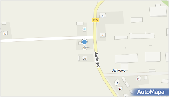 Jankowo, Jankowo, 30, mapa Jankowo