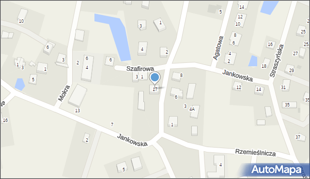 Jankowo Gdańskie, Jankowska, 17, mapa Jankowo Gdańskie