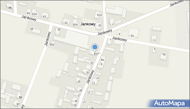 Jankowy, Jankowy, 53, mapa Jankowy