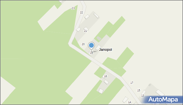 Janopol, Janopol, 19, mapa Janopol