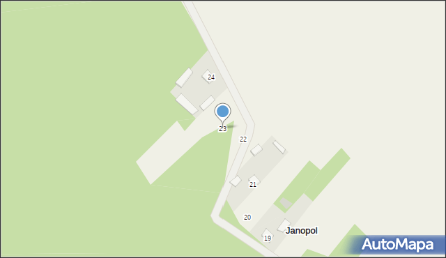 Janopol, Janopol, 23, mapa Janopol