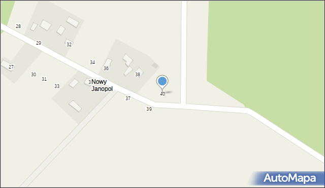 Janopol, Janopol, 40, mapa Janopol