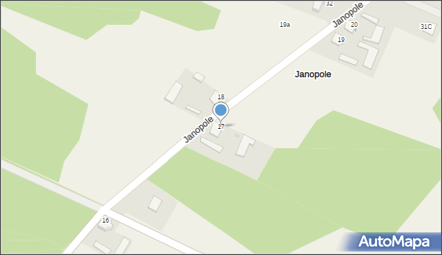 Janopole, Janopole, 17, mapa Janopole