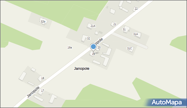 Janopole, Janopole, 19, mapa Janopole