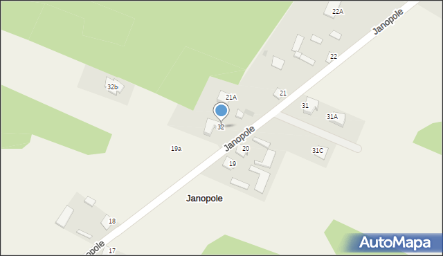 Janopole, Janopole, 32, mapa Janopole