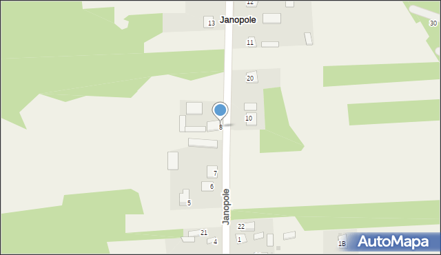 Janopole, Janopole, 8, mapa Janopole