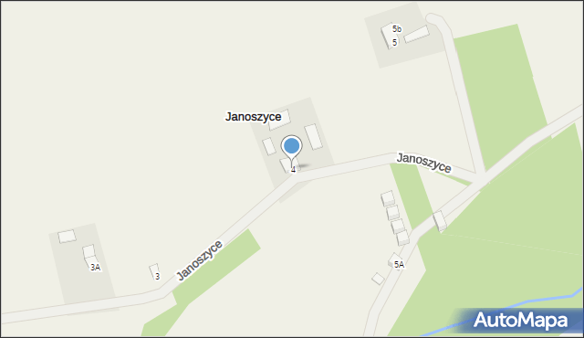 Janoszyce, Janoszyce, 4, mapa Janoszyce