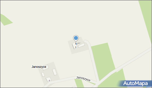 Janoszyce, Janoszyce, 5b, mapa Janoszyce