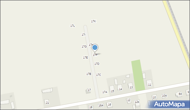 Janów, Janów, 17F, mapa Janów