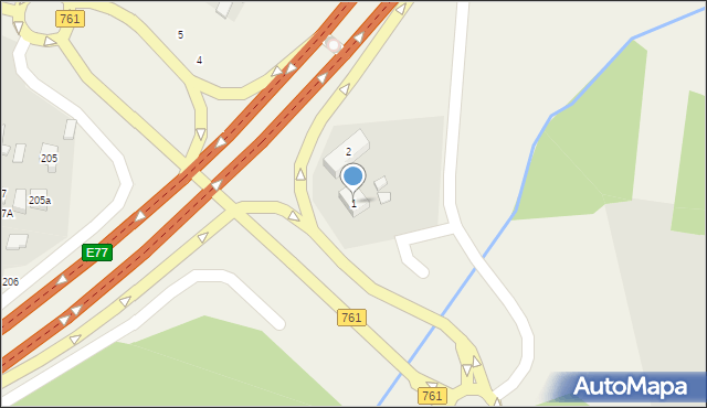 Janów, Janów, 1, mapa Janów