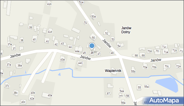 Janów, Janów, 46, mapa Janów