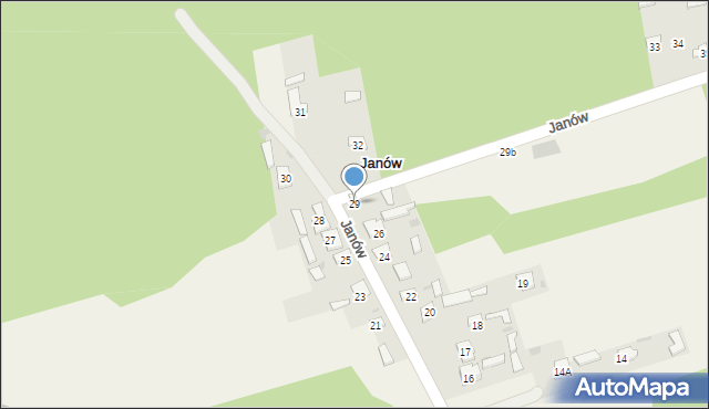 Janów, Janów, 29, mapa Janów