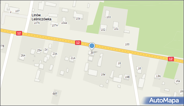 Janów, Janów, 20, mapa Janów