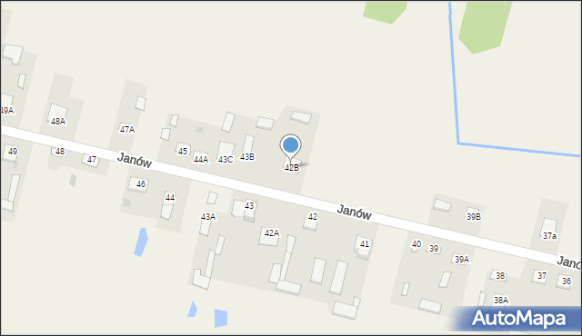 Janów, Janów, 42B, mapa Janów