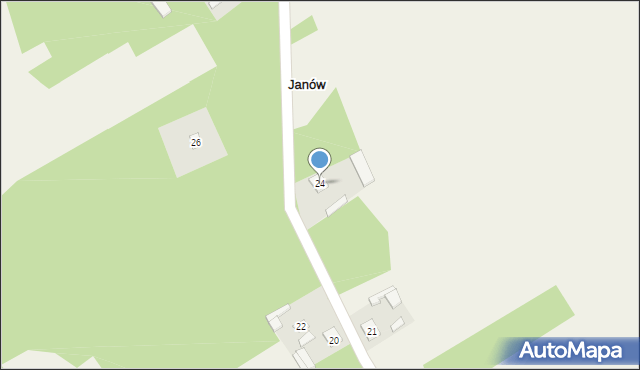 Janów, Janów, 24, mapa Janów