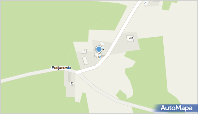 Janów, Janów, 30, mapa Janów