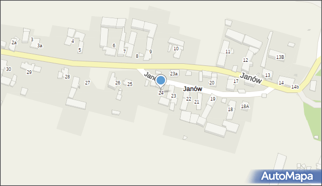 Janów, Janów, 24, mapa Janów