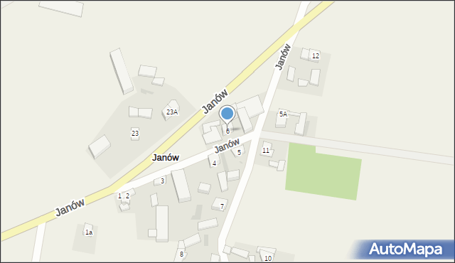 Janów, Janów, 6, mapa Janów