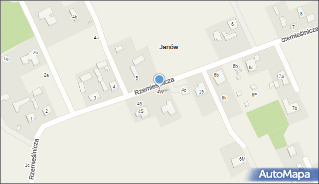 Janów, Janów, 4W, mapa Janów