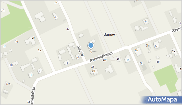 Janów, Janów, 5, mapa Janów