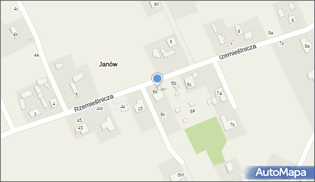 Janów, Janów, 6j, mapa Janów