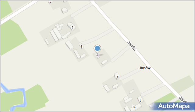 Janów, Janów, 4, mapa Janów