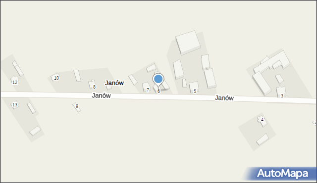 Janów, Janów, 6, mapa Janów