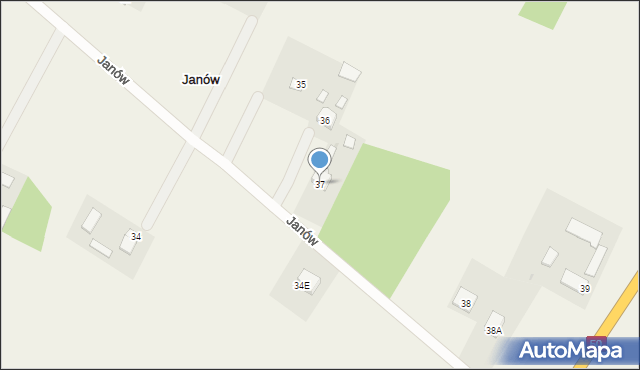 Janów, Janów, 37, mapa Janów