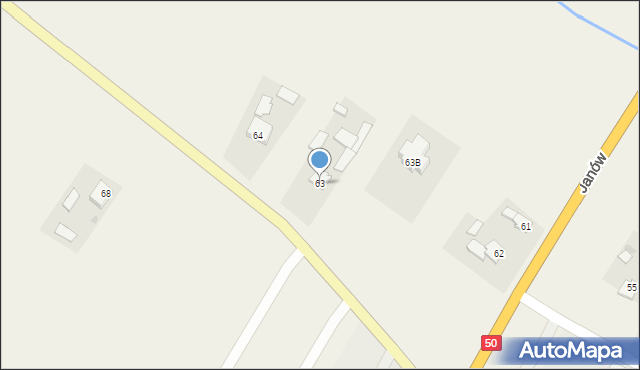 Janów, Janów, 63, mapa Janów