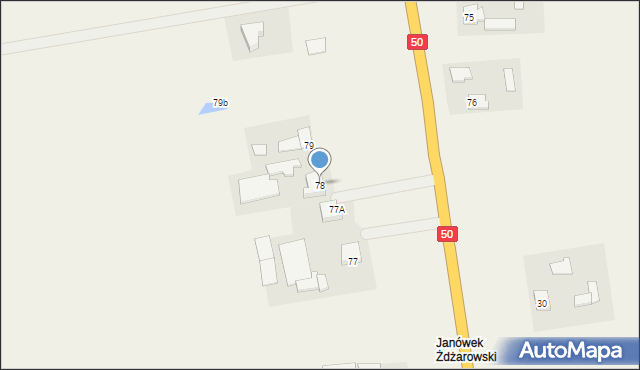 Janów, Janów, 78, mapa Janów