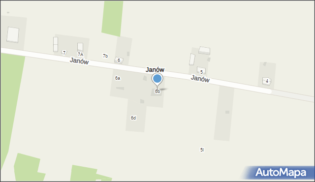 Janów, Janów, 6b, mapa Janów