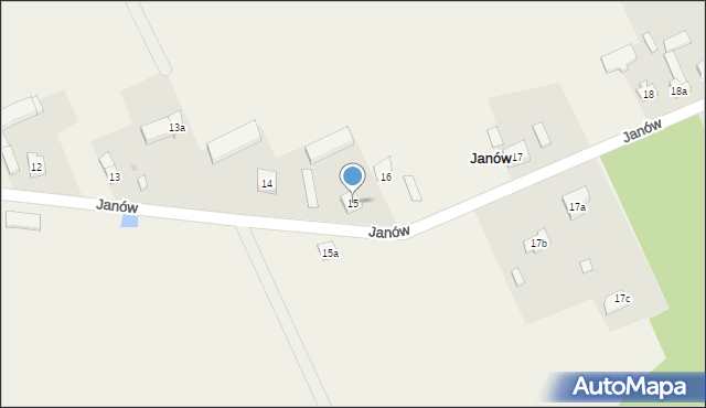 Janów, Janów, 15, mapa Janów