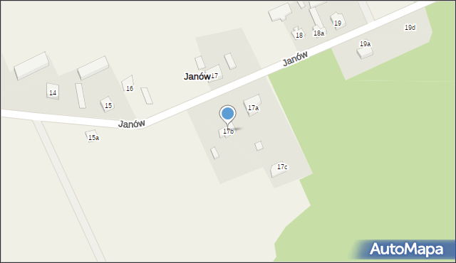 Janów, Janów, 17b, mapa Janów