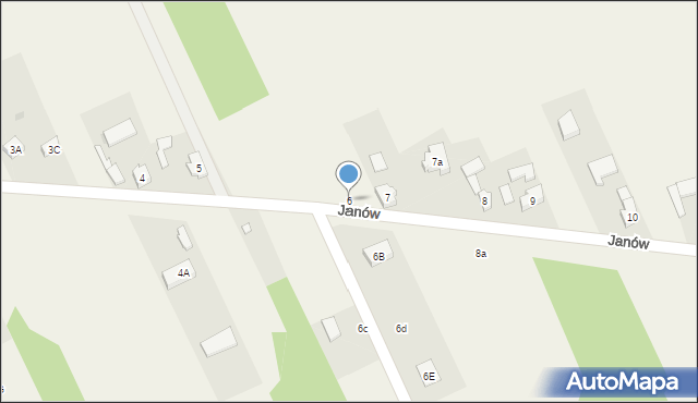 Janów, Janów, 6, mapa Janów