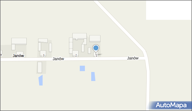 Janów, Janów, 1, mapa Janów