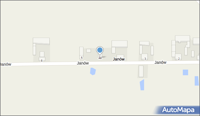 Janów, Janów, 4a, mapa Janów