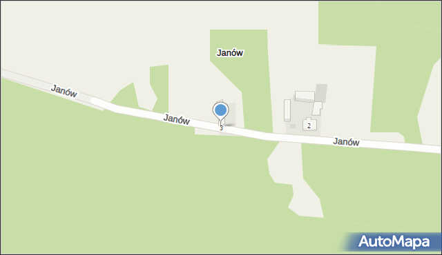 Janów, Janów, 3, mapa Janów