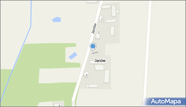 Janów, Janów, 4, mapa Janów