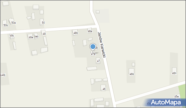 Janów Karwicki, Janów Karwicki, 47a, mapa Janów Karwicki