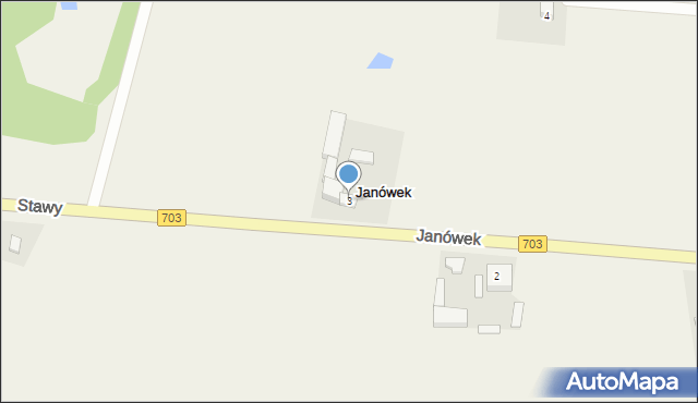 Janówek, Janówek, 3, mapa Janówek