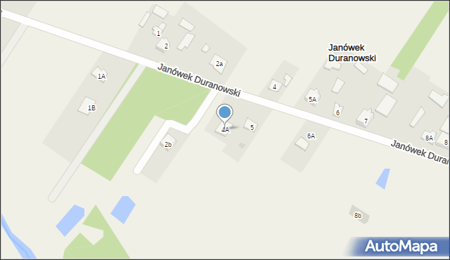 Janówek Duranowski, Janówek Duranowski, 4A, mapa Janówek Duranowski