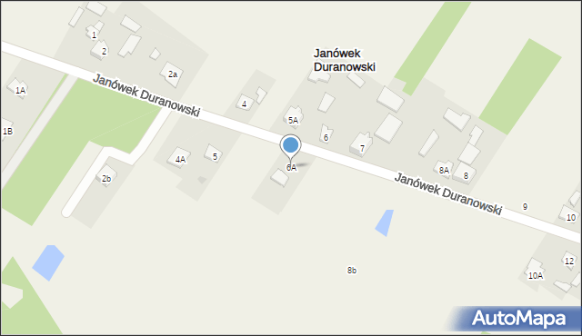 Janówek Duranowski, Janówek Duranowski, 6A, mapa Janówek Duranowski