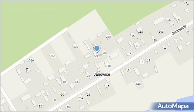 Janowice, Janowice, 21, mapa Janowice