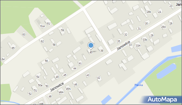 Janowice, Janowice, 40, mapa Janowice