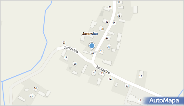 Janowice, Janowice, 24, mapa Janowice