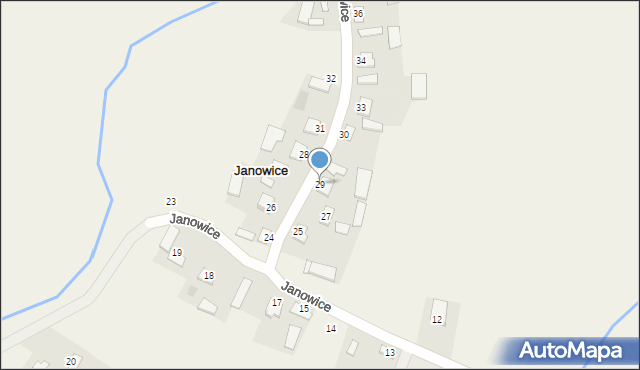 Janowice, Janowice, 29, mapa Janowice