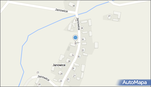 Janowice, Janowice, 32, mapa Janowice