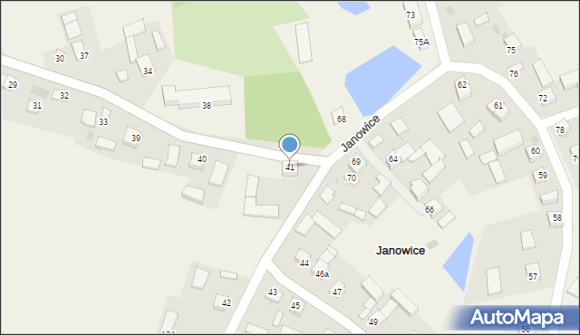 Janowice, Janowice, 41, mapa Janowice