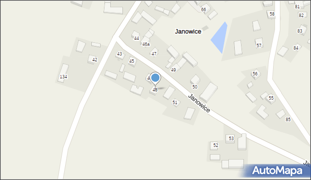 Janowice, Janowice, 48, mapa Janowice